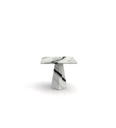 Copernico Square Side Table Marble Couture - Zicana Boutique - 1